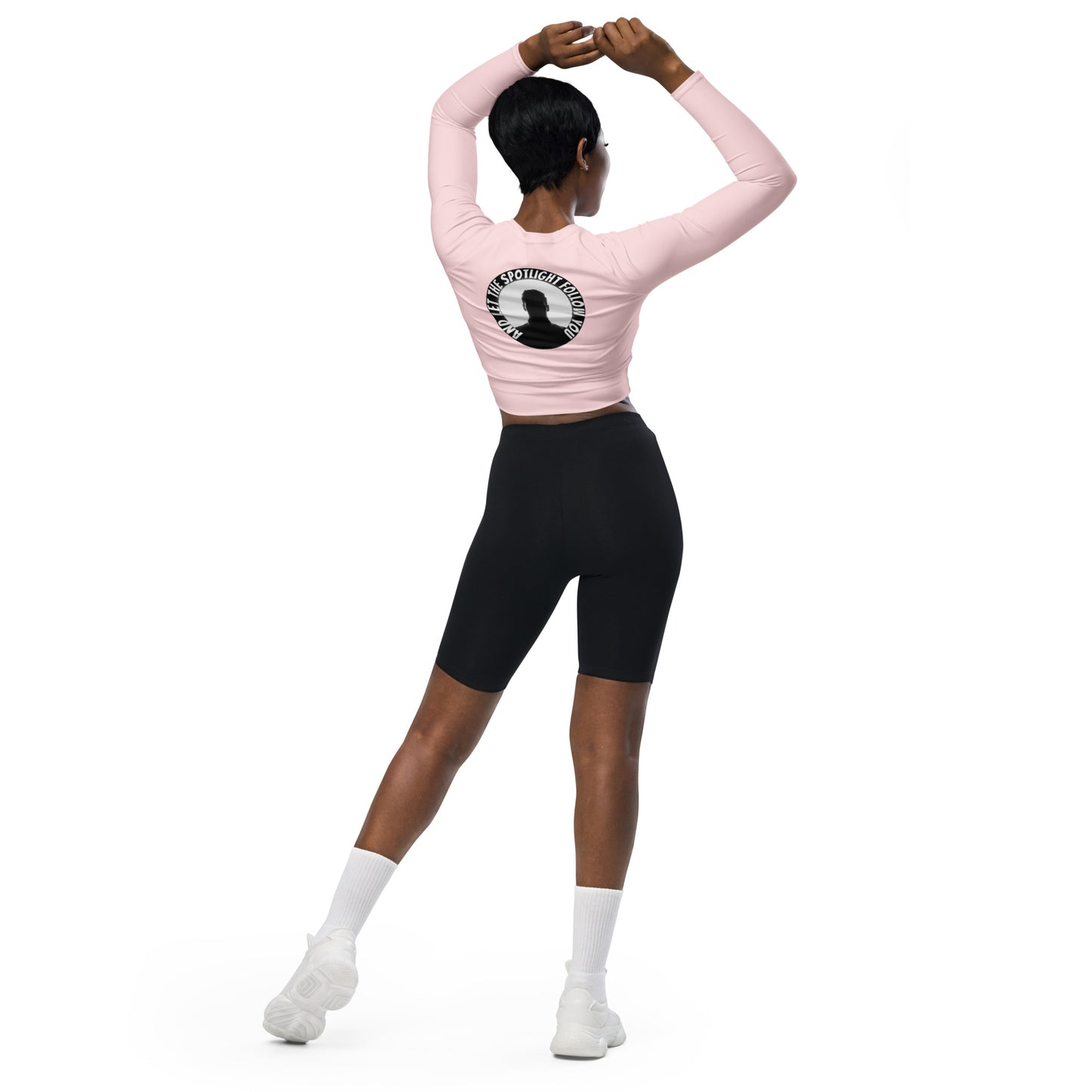 LBS Long-Sleeve Crop Top - Pink