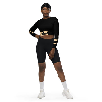 A-Ray of Emotions Long-Sleeve Crop Top - Reach: Inspire and Stretch