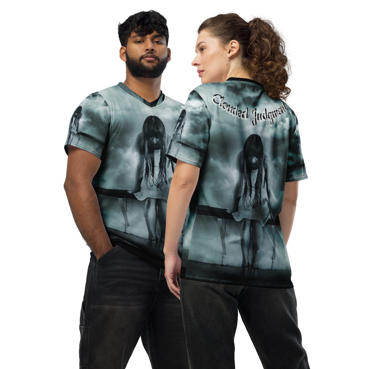 Clouded Unisex Sports Jersey