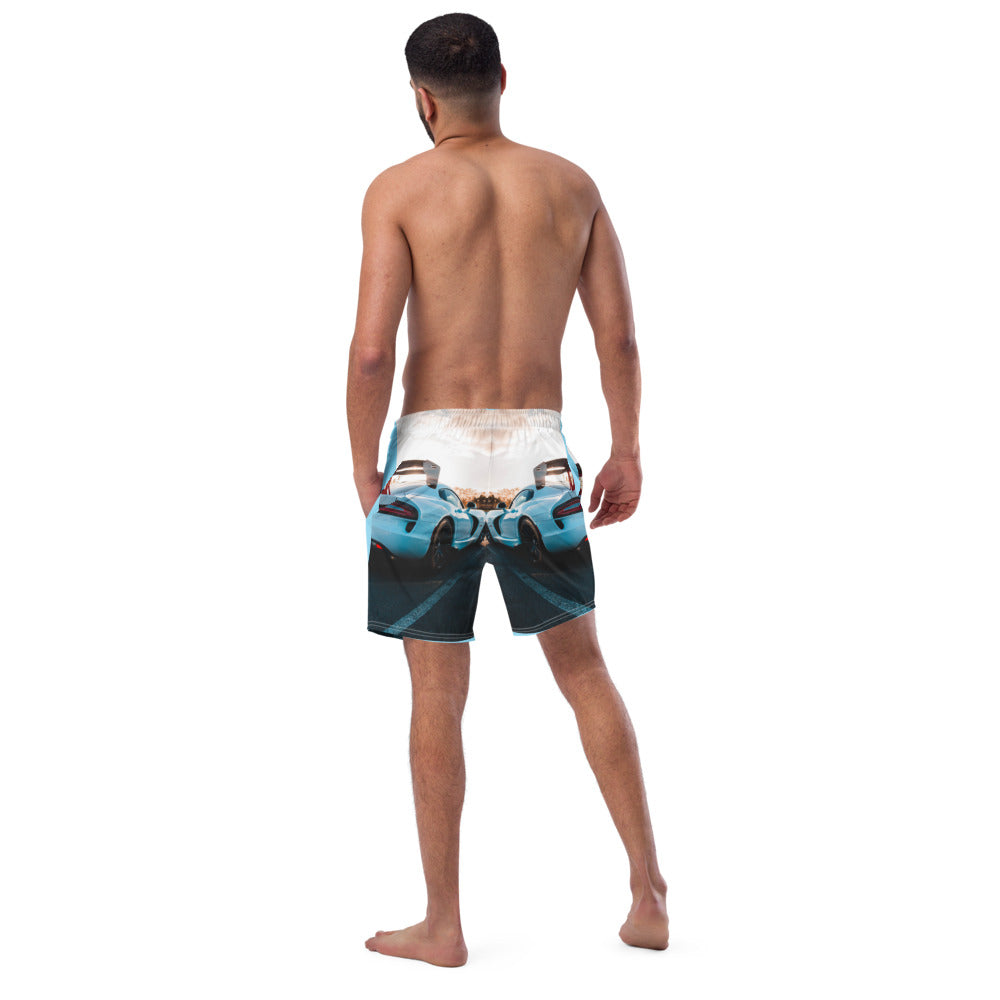 Car Swim trunks for the Spotlyght Seeker Male Artist who needs to stand out.