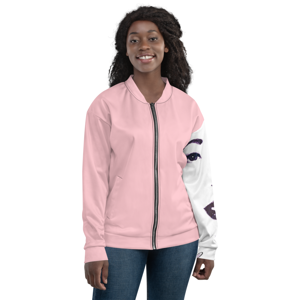 46foryounger No One Ever Knew Unisex Bomber - Pink - SN5