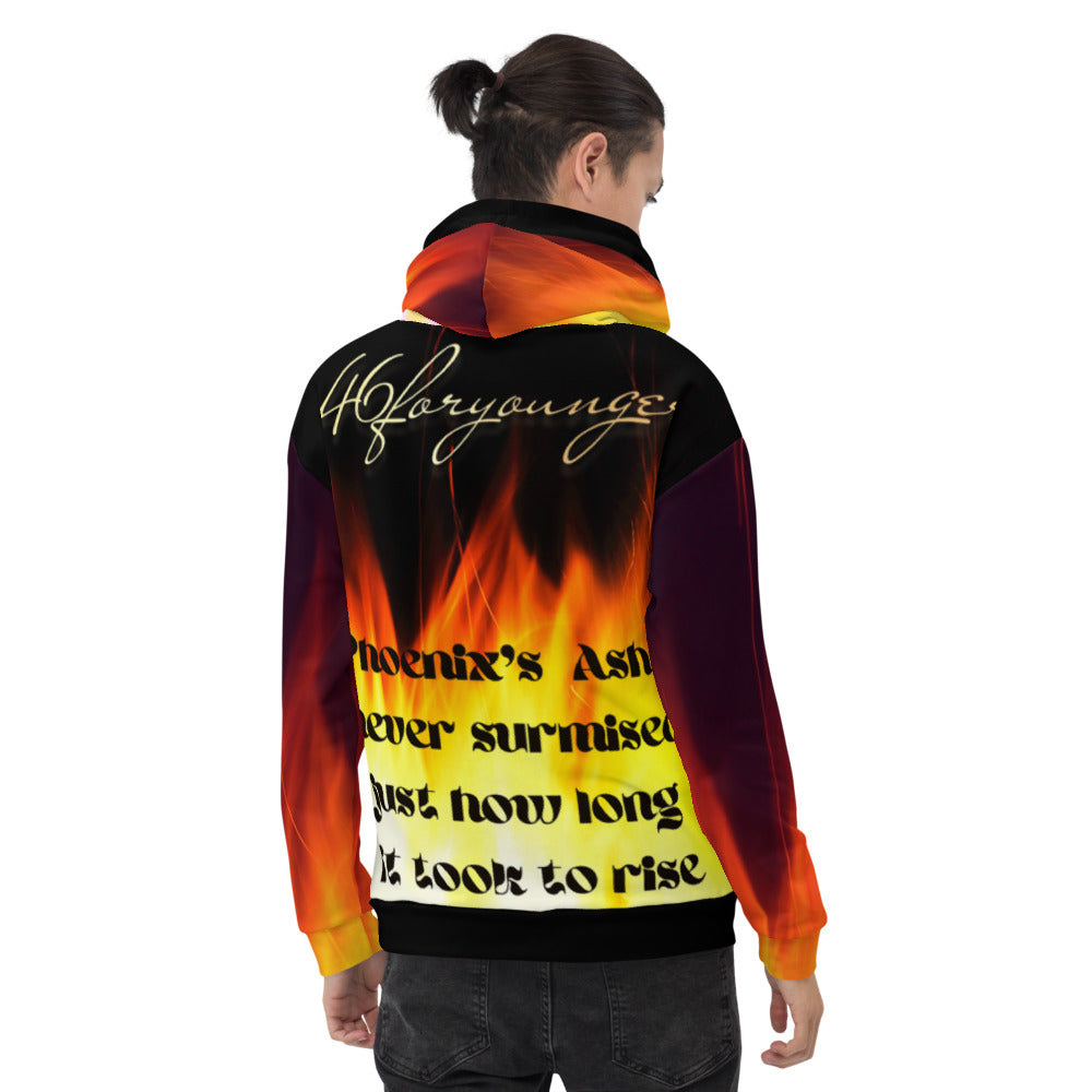 SpotlYght Seeker Artist on Fire Merch - A bold and empowering 46 Fan collection piece to ignite your journey and rise like a Phoenix. 🌟