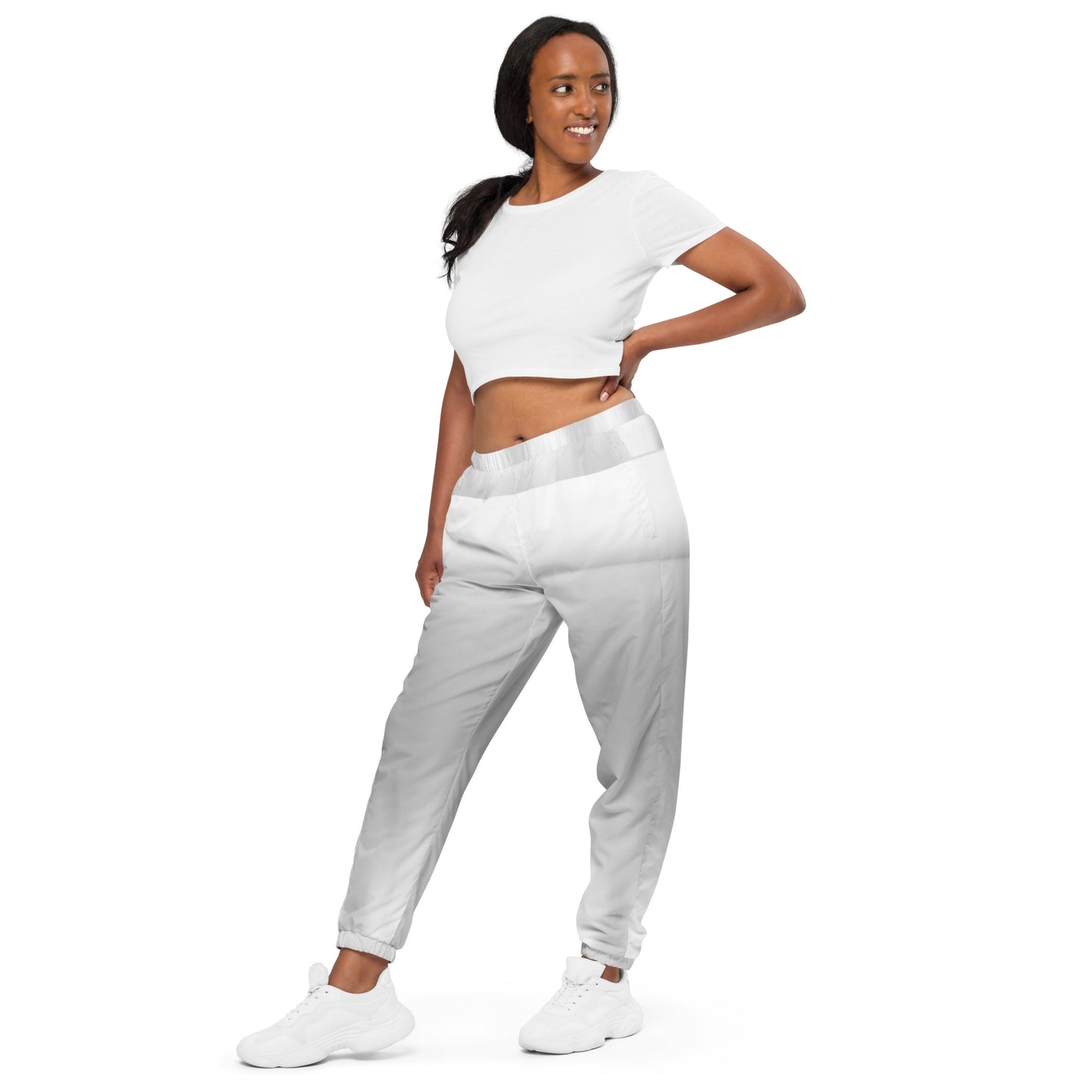 LBS Women's Silver Spotlight Track Pants - White