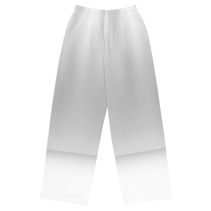 LBS Silver Spotlight Unisex Wide-Leg Pants - White - Plus Size