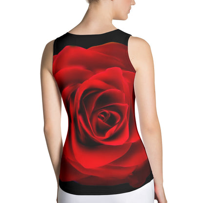 Emote Merch from SpotlYght Seeker - Bravo and Roses Tank Top for the Female Artist because artists deserve praise.