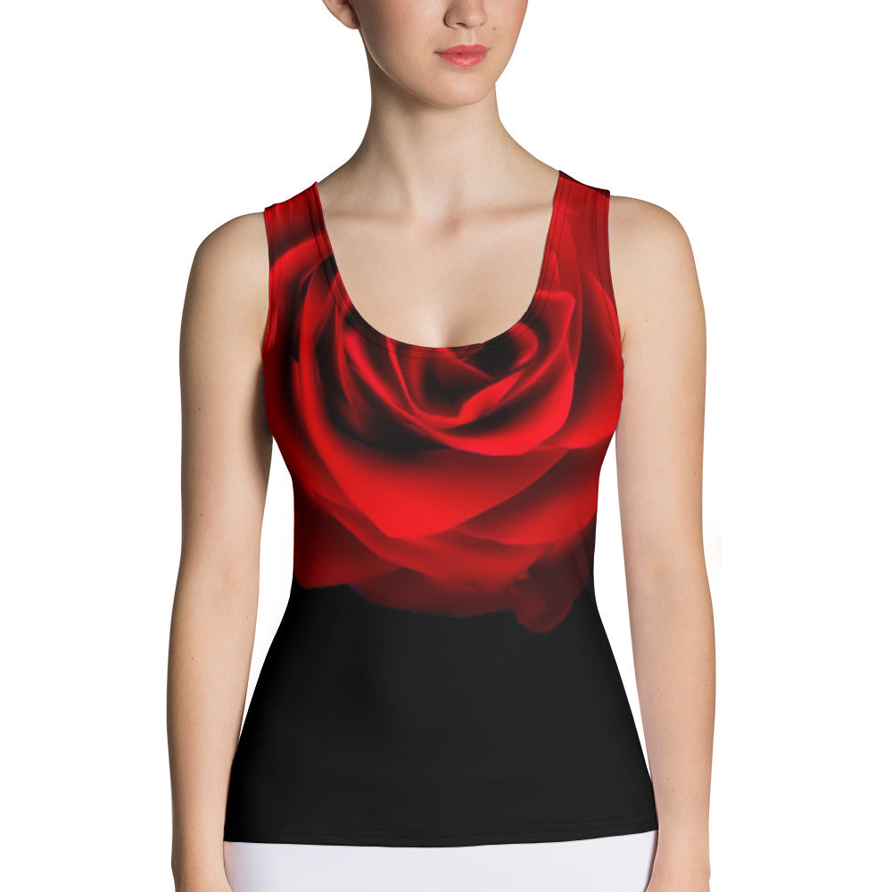 Emote Merch from SpotlYght Seeker - Bravo and Roses Tank Top for the Female Artist because artists deserve praise.