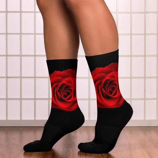 Emote Merch from SpotlYght Seeker - Bravo and Roses Socks for the Female Artist because artists deserve praise.