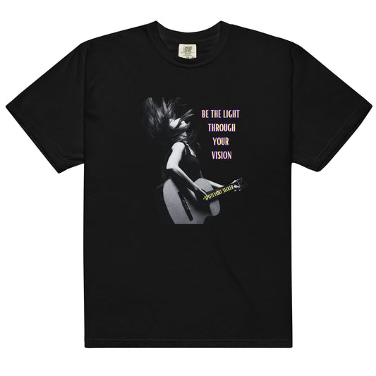 Be the Light Men’s T-Shirt - Guitar B&W
