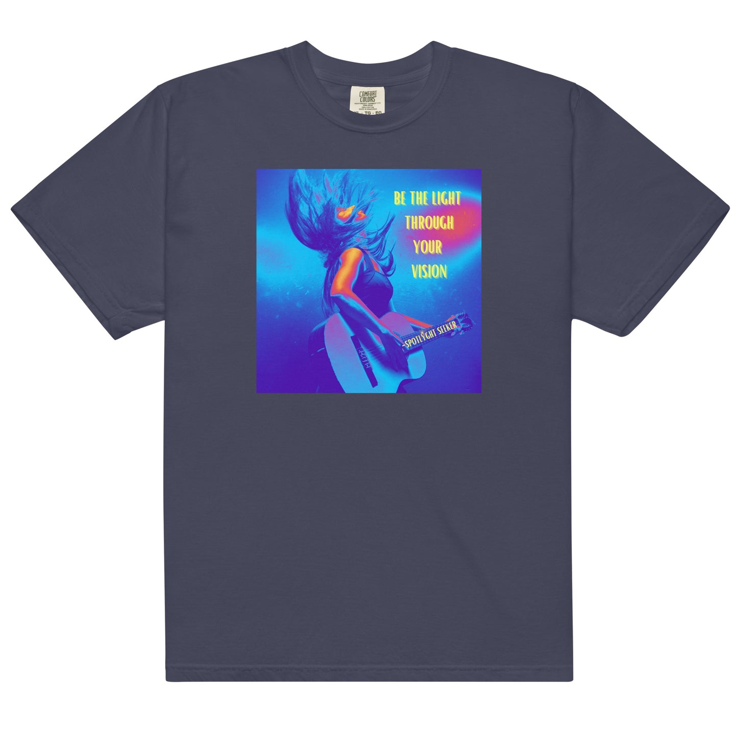 Be the Light Men’s T-Shirt - Guitar Blue (Box)