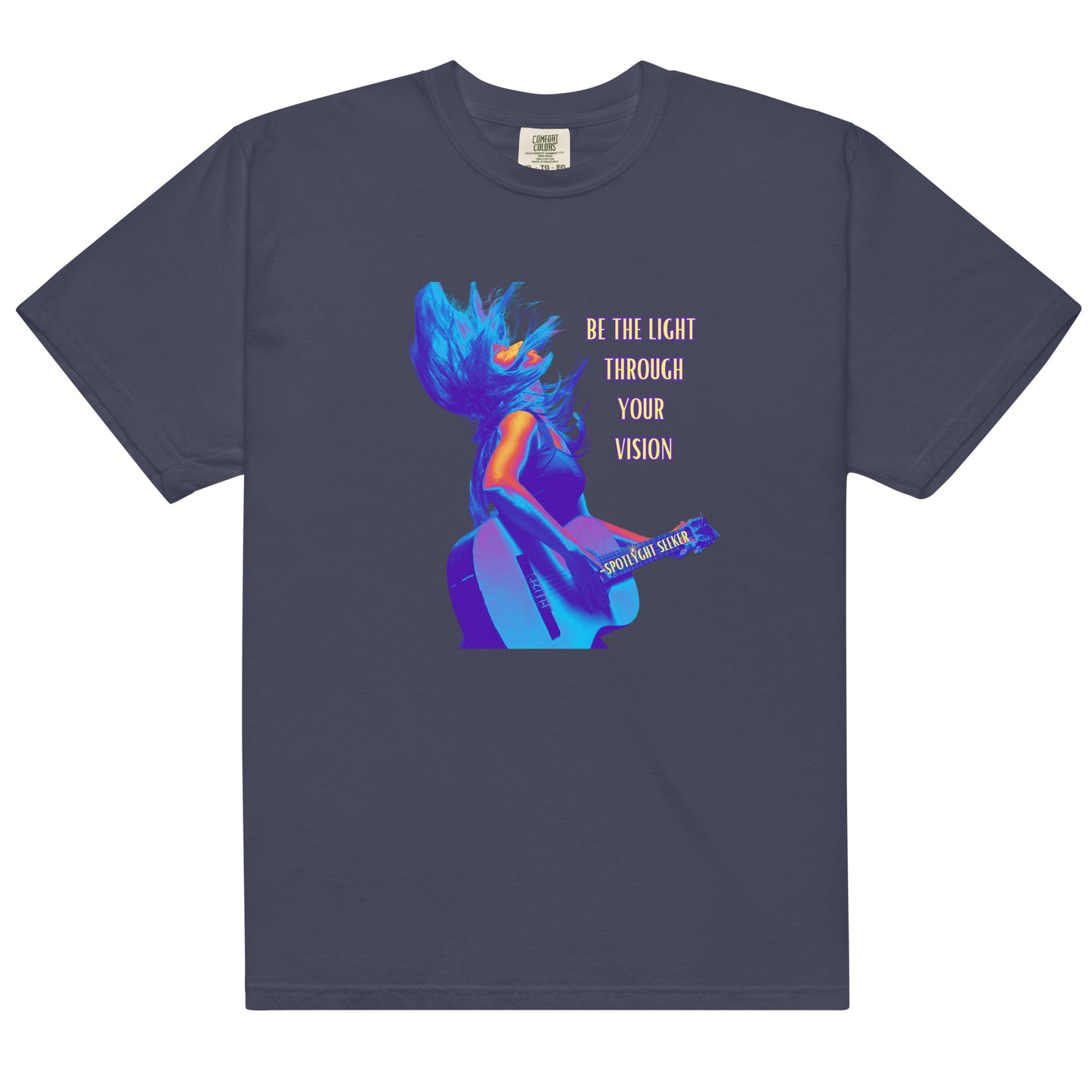 Be the Light Men’s T-Shirt - Guitar Blue