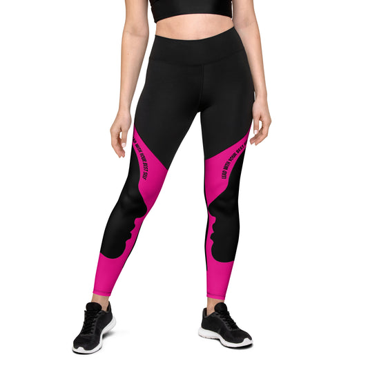 LBS Sports Leggings - Violet Red