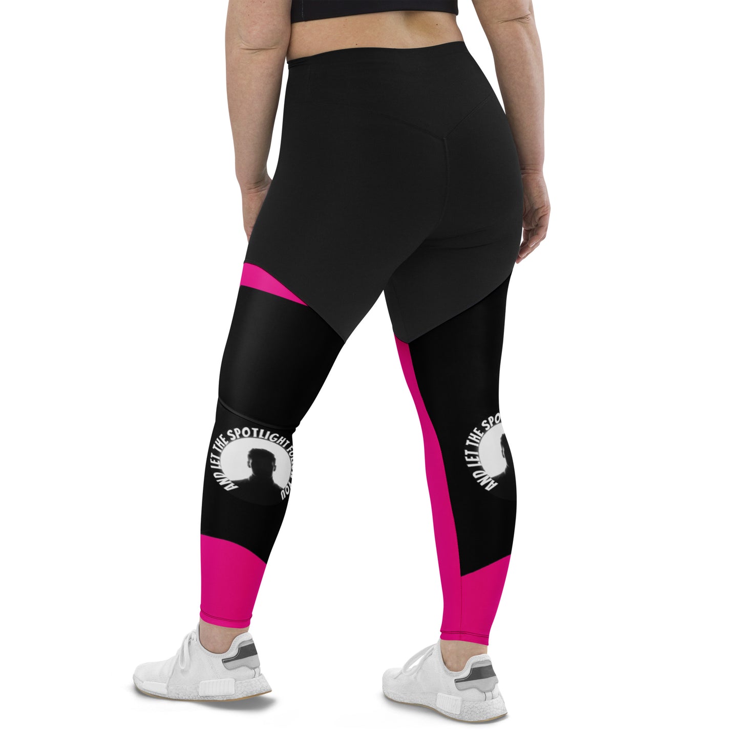 LBS Sports Leggings Plus Size - Violet Red