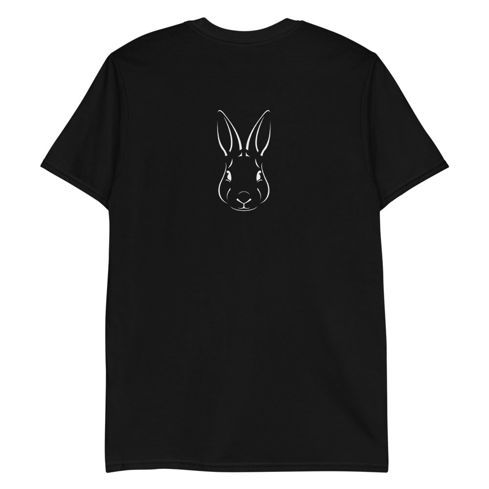 Bold Bunny Short-Sleeve Unisex T-Shirt - White