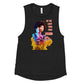Be the Light Ladies’ Muscle Tank - Woman Smoke